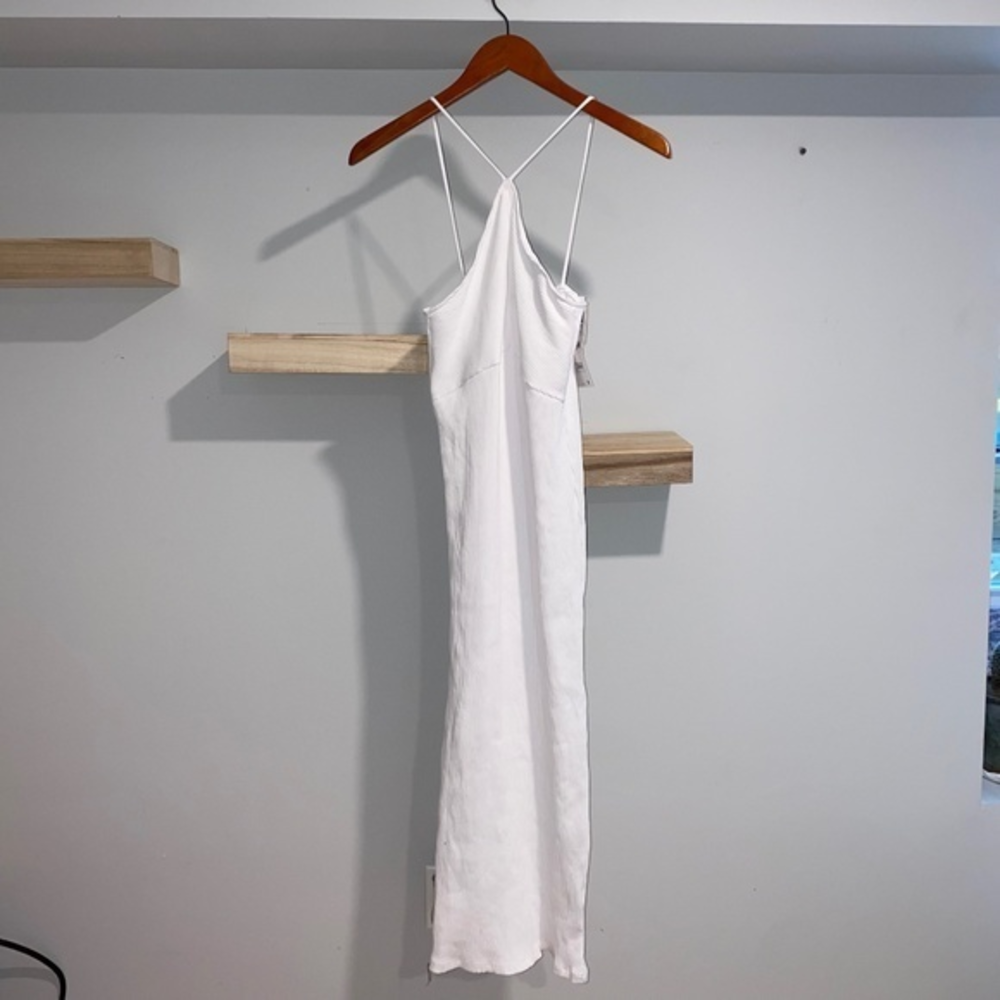 zara white bodycon dress